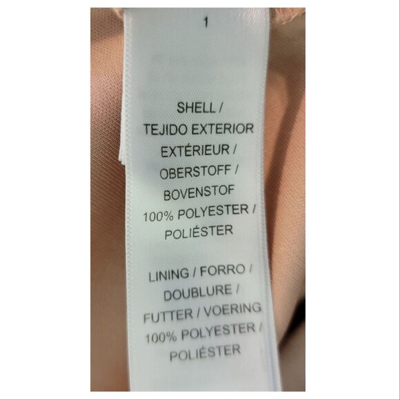 Adrianna Papell Coral Sequin Beaded Gown, Womens Size 8 - Picture 8 of 10